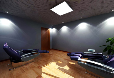 恒盛娱乐散热器安装效果图