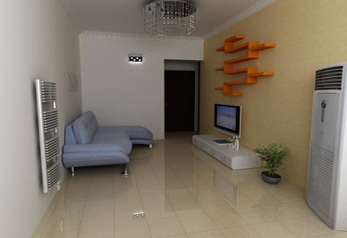 恒盛平台客厅安装效果图 